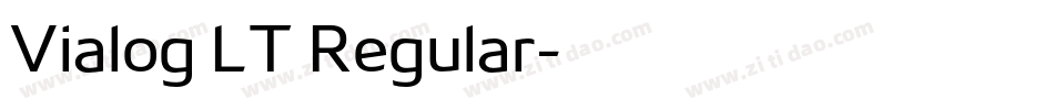 Vialog LT Regular字体转换